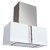 Coifa Ilha Venturi Murano K5503IT Inox e Vidro branco 76cm