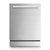 Lava Louças Embutir Elettromec 14 serviços LL-14S-60-SR-2GZA + FR-LL-60-XX-NGZA Painel em Aço Inox 60cm 220V