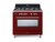 90 - Fogão Elanto Eredita 90cm Burgundy Vintage com forno elétrico. LNTC95MERVI2