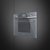 Imagem do Conjunto Smeg Linha Linea Forno Elétrico Pirolítico 70L SFP6102TVS Vidro Silver 60cm + Micro-ondas Embutir Linha Linea 40L SF4101MSK1 Vidro silver