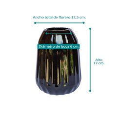 FLORERO NEGRO - comprar online