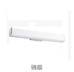 Aplique pared de acero inoxidable - Led integrada