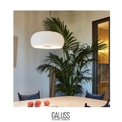 Colgante acrílico blanco 40cm en internet