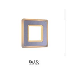 Aplique de pared cuadrado - Led integrado