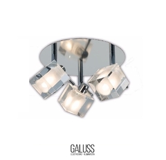 PLAFON CRISTAL 3 LUCES