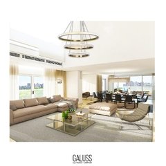 Colgante triple aro bronce - Dimeable - comprar online