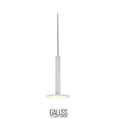 Colgante aluminio led integrado