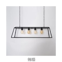 Colgante de hierro estilo industrial