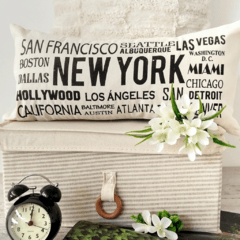 almohadón rectangular " ciudad New York" - comprar online