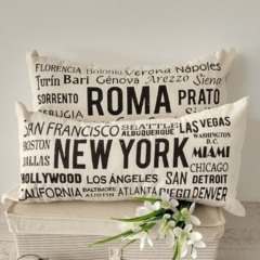 almohadón rectangular " ciudad New York"