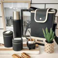 Bolso matero negro ( vacío ) en internet