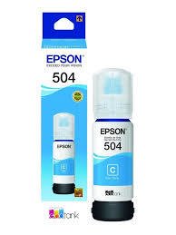 BOTELLA TINTA EPSON ORIGINAL 504 CYAM