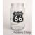 Etiquetas transparentes Route 66 x2 para frascos