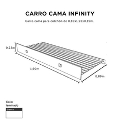Cuna Funcional Infinity Cruces - M.G. Infantil