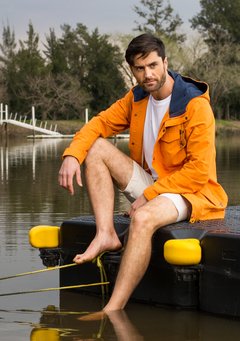 Holanda Parka Impermeable Soft con Capucha