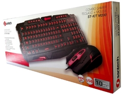COMBO TECLADO MOUSE GAMER SANTECH ST-KIT M200 - comprar online