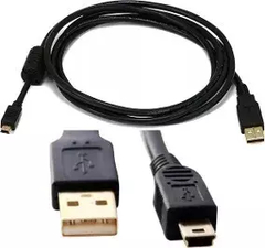 CABLE DE DATOS MINI USB 1.5 MT AOWEIXUN ITEM NO:3108 - cybertron tecnologia