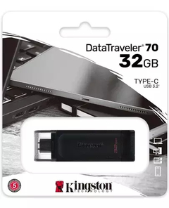PEN DRIVE KINGSTON DT70 32GB USB TYPE C 3.2 (5234)
