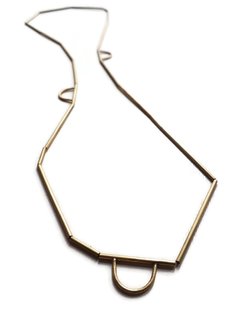 Collar tubos de bronce II ▽ Listo para retirar en internet