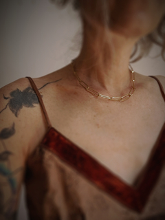 Gargantilla choker eslabones ▽ Lista para entregar