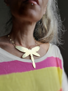 Collar gargantilla libélula ▽ Listo para entregar en internet
