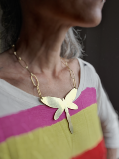 Collar gargantilla libélula ▽ Listo para entregar - tienda online