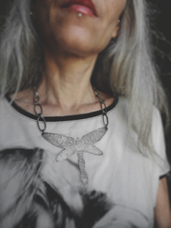 Collar gargantilla libélula ▽ Listo para entregar - tienda online