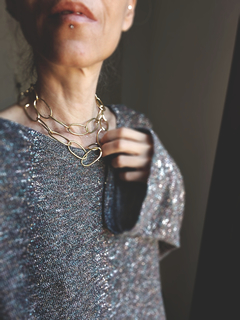 Collar y choker cadena ▽ Lista para entregar en internet
