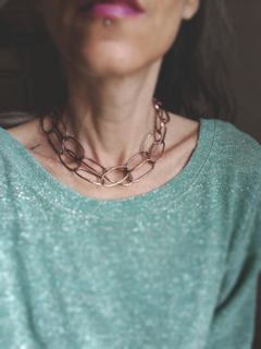 Collar y choker cadena