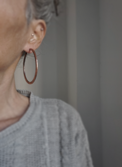 Aros Hoops cobre - Marcapiel