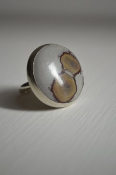 Anillo Mineral Jasper ▽ Listo para retirar - Marcapiel
