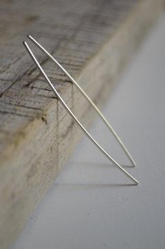 Aros Líneas ▽ Plata - Marcapiel