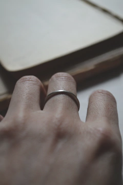Anillo de Plata 1.5mm ▽ Alambre Cuadrado - Marcapiel