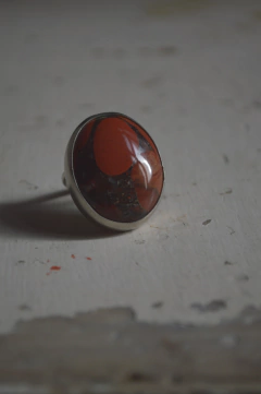 Anillo Mineral Jaspe ▽ Listo para entregar - Marcapiel
