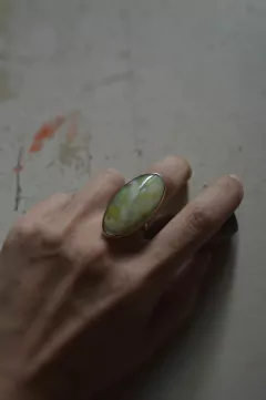 Anillo Mineral Jaspe ▽ Listo para entregar - Marcapiel