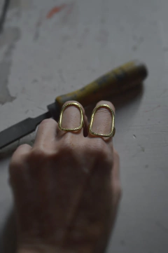 Anillo contornos B ▽ Listo para entregar - Marcapiel
