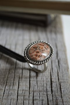 Anillo Mineral Jasper ▽ Listo para entregar - Marcapiel