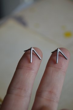 aros plata negra