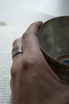Anillos Apilados Cincelados - comprar online