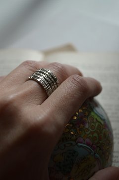 Anillos Apilados Cincelados - comprar online