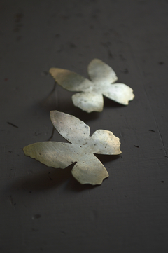 Aros mariposa ▽ Bronce - comprar online