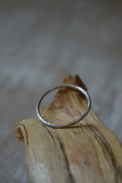 Anillo alianza de plata ▽ S - Marcapiel