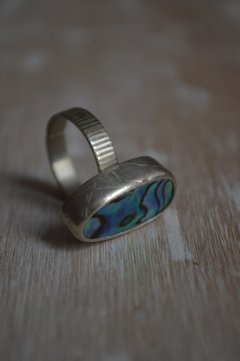 Anillo Mineral Haliotis ▽ Listo para entregar - comprar online