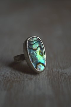 Anillo Mineral Haliotis ▽ Listo para entregar