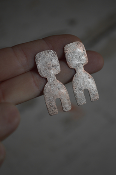 Aros tribu ▽ Plata y cobre - tienda online