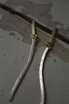 Aros cintas ▽ Plata y bronce