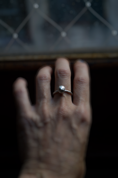 Anillo Burbuja de Plata ▽ Listo para entregar - tienda online