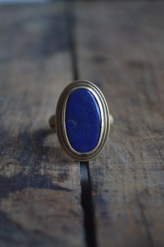 Imagen de Anillo Mineral Lapislázuli ▽ Listo para entregar