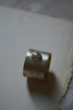 Anillo Mineral Perla ▽ Listo para entregar
