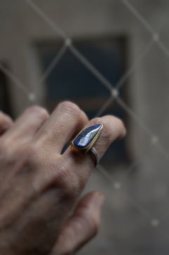 Anillo Mineral lapislázuli ▽ Listo para entregar - comprar online